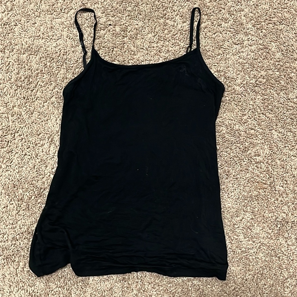 Black Spaghetti Strap